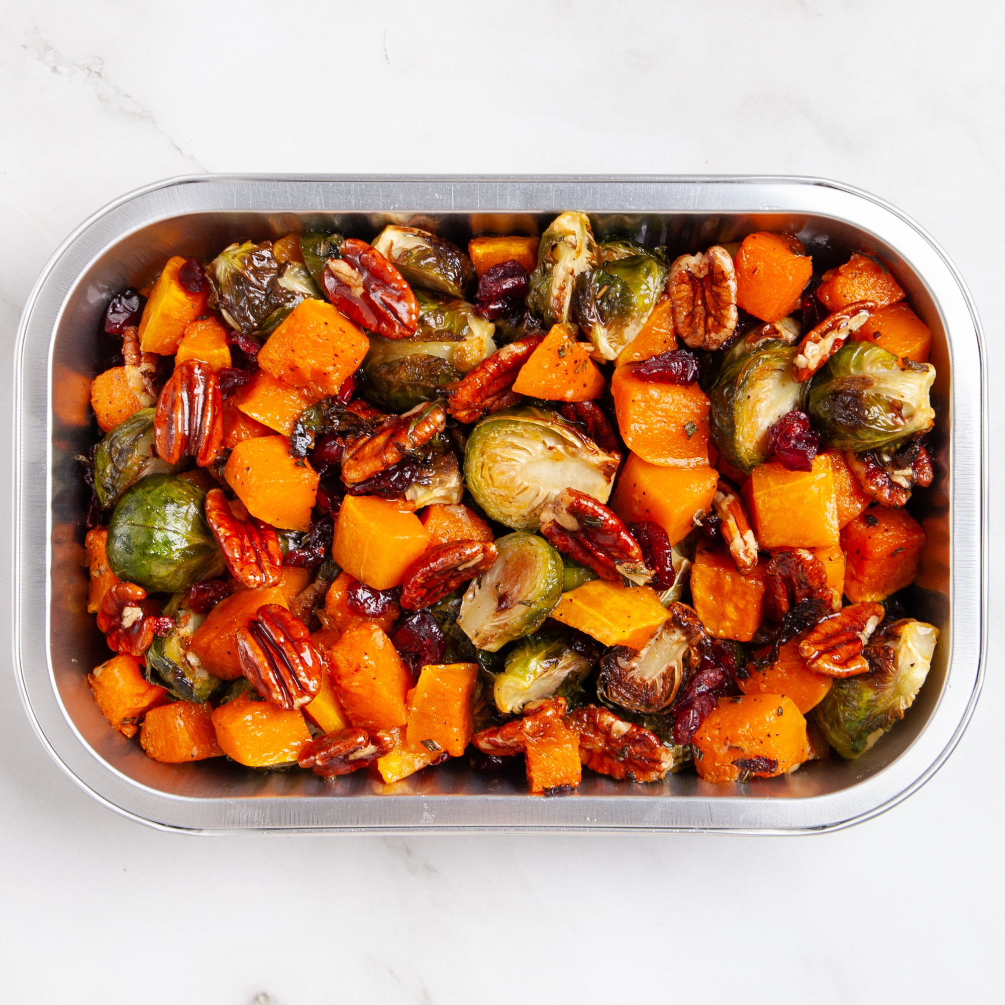 Honey Roasted Brussels & Butternut Squash